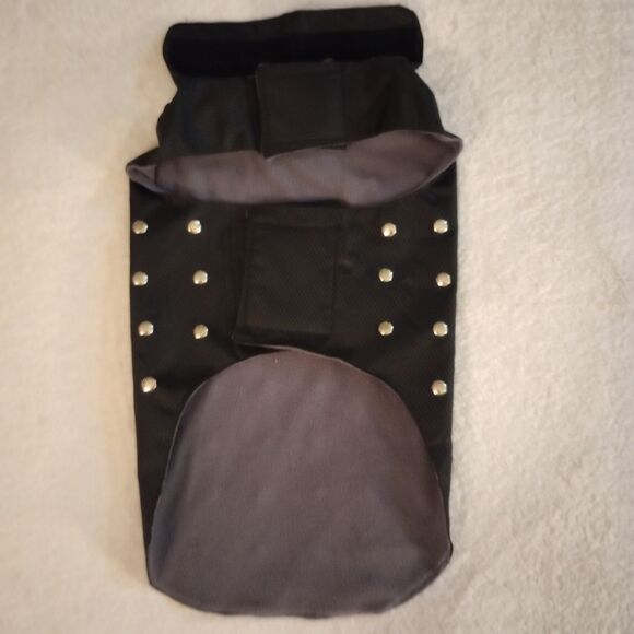 🆕🐕‍🦺Studded Pet Jacket - Moto Style, Goth Style, Sz L - Picture 4 of 7